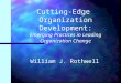 Cutting-Edge Organization Development: Emerging Practices in Leading Organization Change William J. Rothwell
