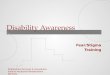 Disability Awareness Fear/Stigma Training Employment Services & Innovations Indiana Vocational Rehabilitation Services