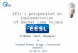 EESL’s perspective on implementation of Bachat Lamp Yojana N.Mohan (Asst. Manager) & Pramod Kumar Singh (Technical Expert) 16 th March, 2011
