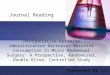 Journal Reading Presented by 江易穎 Postoperative Ketamine Administration Decreases Morphine Consumption in Major Abdominal Surgery: A Prospective, Randomized,