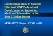 Longitudinal Study to Measure Effects of MSP Professional Development on Improving Math and Science Instruction: Year 3 Update Report MSP-RETA Project
