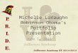 Michelle LaVaughn Robinson Obama’s Portfolio Presentation June 1, 2015