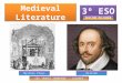 Medieval Literature IES ‘MARIA ZAMBRANO’ – LEGANES (Madrid) 3º ESO William Shakespeare SECCION BILINGÜE Mystery Plays