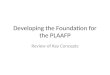 Developing the Foundation for the PLAAFP Review of Key Concepts