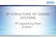 IP STRUCTURE OF DS200 SYSTEMS IP signalling flow charts…