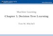 Machine Learning Chapter 3. Decision Tree Learning Tom M. Mitchell