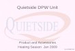 Quietside DPW Unit Product and Accessories Heating Season Jan 2009 QUI-DPWBP-002