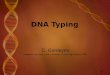 DNA Typing C. Gordeyev (Adapted in part from Larry J. Scheffler, Lincoln High School, 2009) 1
