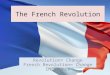 The French Revolution Revolution= Change French Revolution= Change in France