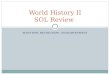 SCIENTIFIC REVOLUTION - ENLIGHTENMENT World History II SOL Review