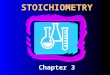 STOICHIOMETRY Chapter 3. Law of conservation of mass The balance became an important instrument in the eighteen century. Balances measure mass, which