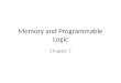 Memory and Programmable Logic Chapter 7. Introduction RAM: Random Access Memory ROM: Read Only Memory Write operation: Storing info into memory Read operation: