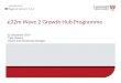 £32m Wave 2 Growth Hub Programme 02 December 2014 Tracy Milsom Claims and Monitoring Manager