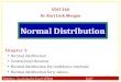 Statistics: Unlocking the Power of Data Lock 5 Normal Distribution STAT 250 Dr. Kari Lock Morgan Chapter 5 Normal distribution Central limit theorem Normal