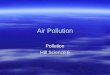 Air Pollution Pollution Hill Science 6. Air Pollution  What is it?  Causes?  Indoor –Examples?  Outdoor –Examples?