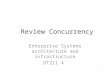 Review Concurrency Enterprise Systems architecture and infrastructure DT211 4 1