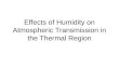 Effects of Humidity on Atmospheric Transmission in the Thermal Region