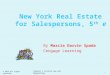 Chapter 1 License Law and Regulations 1 New York Real Estate for Salespersons, 5 th e By Marcia Darvin Spada Cengage Learning © 2013 All rights reserved