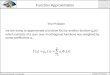 Orthogonal Functions Numerical Methods in Geophysics Function Approximation The Problem we are trying to approximate a function f(x) by another function