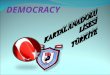 DEMOCRACY. -Rise of democracy in modern national governments. Pre-Eighteenth century: In England-Scotland: Magna Carta 1215 limiting the authority of