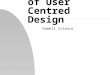 Principles of User Centred Design Howell Istance