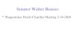 Senator Walter Boasso Plaquemines Parish Chamber Meeting 2-18-2004