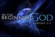 INTRODUCTION THE WORD “GENESIS” “BEGINNING!” BEGINNING OF: Creation, life, man, woman, marriage, family, sin, suffering, death, culture, industry, government,
