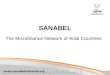 SANABEL The Microfinance Network of Arab Countries