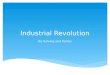 Industrial Revolution By Solveig and Karlee.  Civil War-The war encouraged production, innovation, and expansion of railroads  Natural Resources- Ample