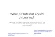 What is Professor Crystal discussing? What are the structural elements of an email?  PFnesV4 