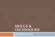 SKILLS & TECHNIQUES OVERVIEW. Today and tomorrow we will…  Identify the main content  Investigate previous questions  Create a Skills and Techniques