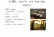 LANL work on Au+Au data MVD past, present, future J/    +  - Open charm Forward/backward hadrons Future interests