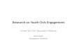 Research on Youth Civic Engagement Center for Civic Education Webinar Diana Owen Georgetown University