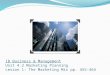 IB Business & Management Unit 4.2 Marketing Planning Lesson 1: The Marketing Mix pp. 455-464