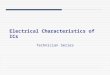 Electrical Characteristics of ICs Technician Series