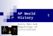 AP World History Early Man and Beginnings of Civilization
