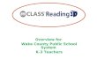 Overview for Wake County Public School System K-3 Teachers