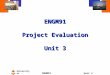 University of Sunderland ENGM91 Unit 3 ENGM91 Project Evaluation Unit 3