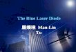 2003/5/12 國立彰化師範大學 - 屠嫚琳 1 The Blue Laser Diode 屠嫚琳 Man-Lin Tu