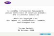 Scientific Information Management: annual conference of Croatian academic and scientific libraries Croatian Copyright Law: the Impact of International
