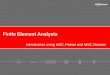 Finite Element Analysis Introduction using MSC.Patran and MSC.Nastran