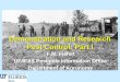 Demonstration and Research Pest Control: Part I F.M. Fishel UF/IFAS Pesticide Information Office Department of Agronomy