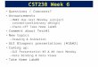 CST238 Week 6 Questions / Concerns? Announcements – HW#2 due next Monday (project concept/preliminary design) – Check-off Take Home lab#5 Comment about
