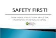 What teens should know about the importance of workplace safety