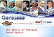 The Theory Of Multiple Intelligence. T – FACTORS  TALENT  TARGET  TECHNOLOGY