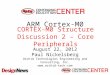 ARM Cortex-M0 August 22, 2012 Paul Nickelsberg Orchid Technologies Engineering and Consulting, Inc.   CORTEX-M0 Structure Discussion