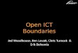 Jed Woodhouse, Ben Lovatt, Chris Turnock & Erik Bohemia Open ICT Boundaries