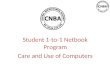 Student 1-to-1 Netbook Program Care and Use of Computers