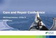 SSE Energy Solutions – 03 May 13 Dave McEvoy Care and Repair Conference
