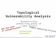Topological Vulnerability Analysis Automatically predicting paths of cyber attack GPS for your IT infrastructure Common Operating Picture Situational Awareness
